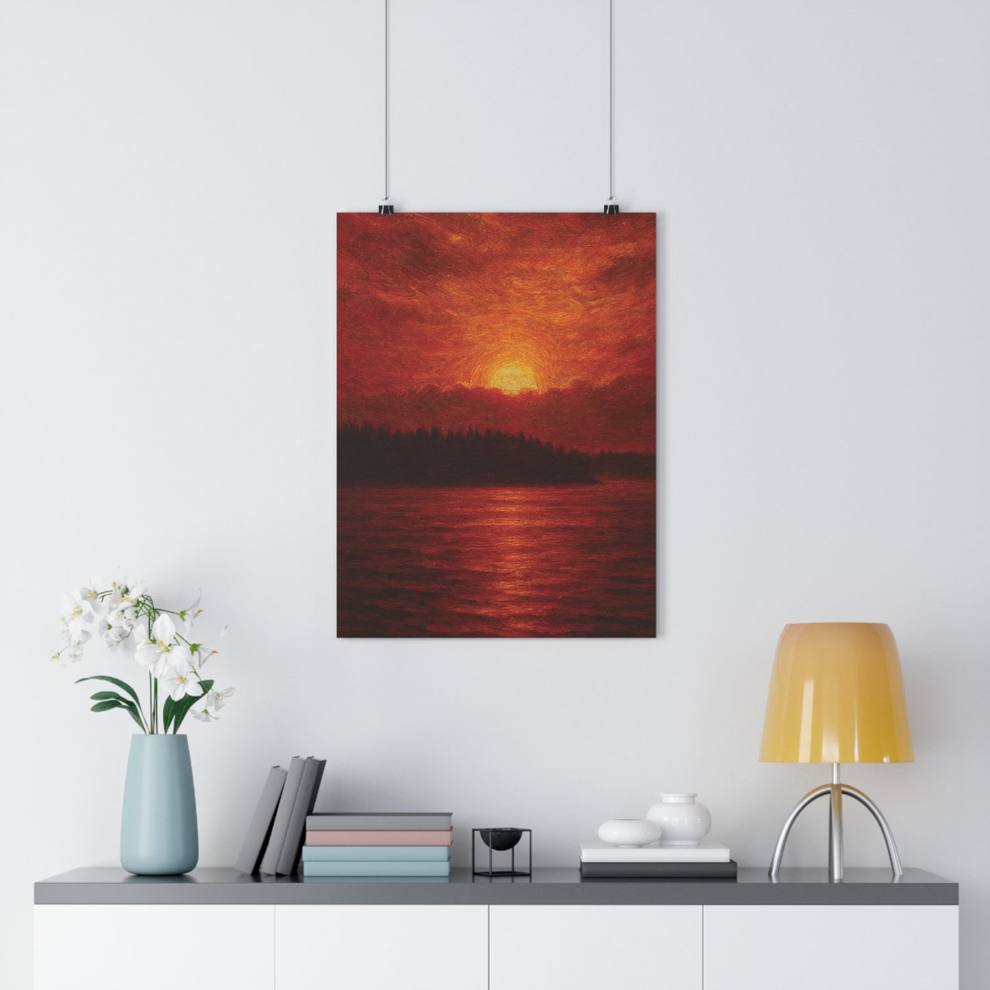 Hahnemühle Giclée, The Silence of the Archipelago - The Flame