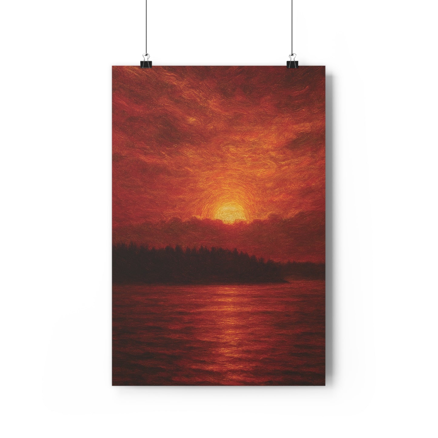 Hahnemühle Giclée, The Silence of the Archipelago - The Flame