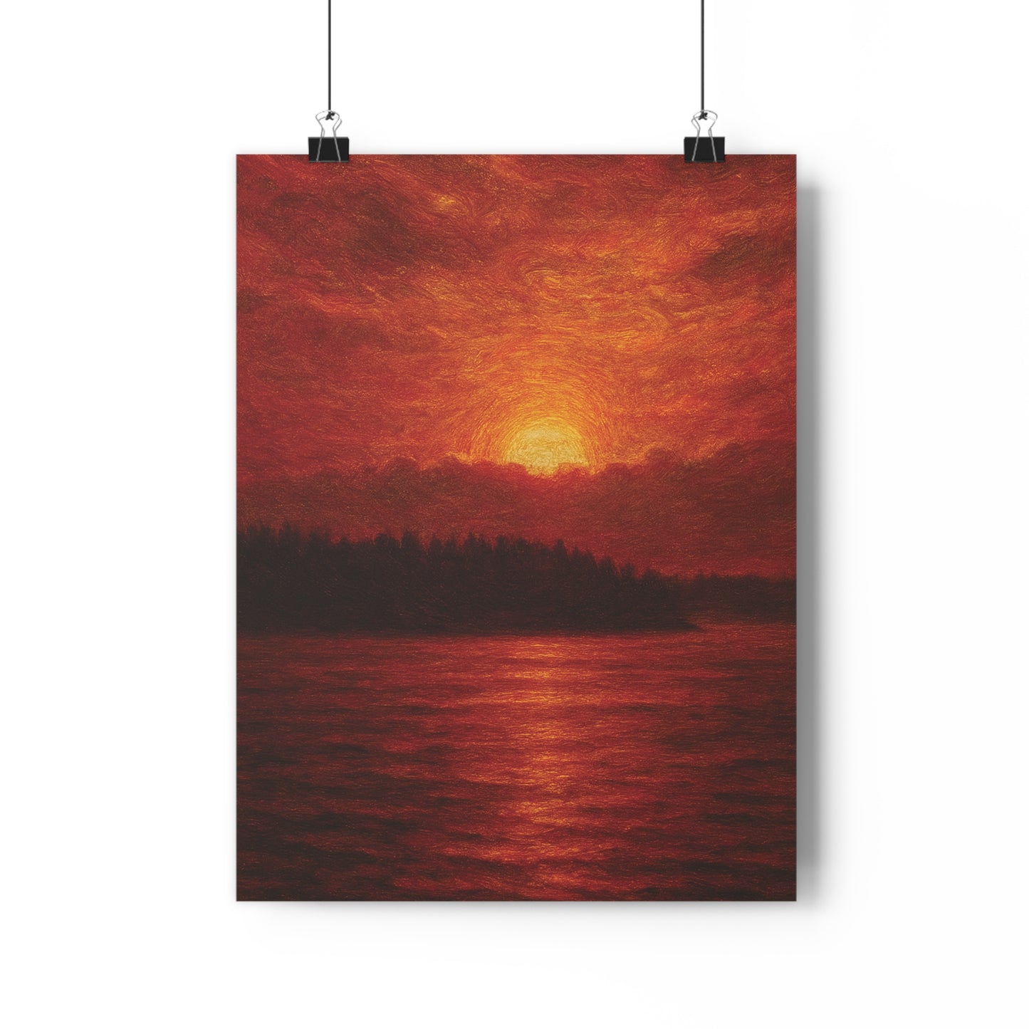 Hahnemühle Giclée, The Silence of the Archipelago - The Flame