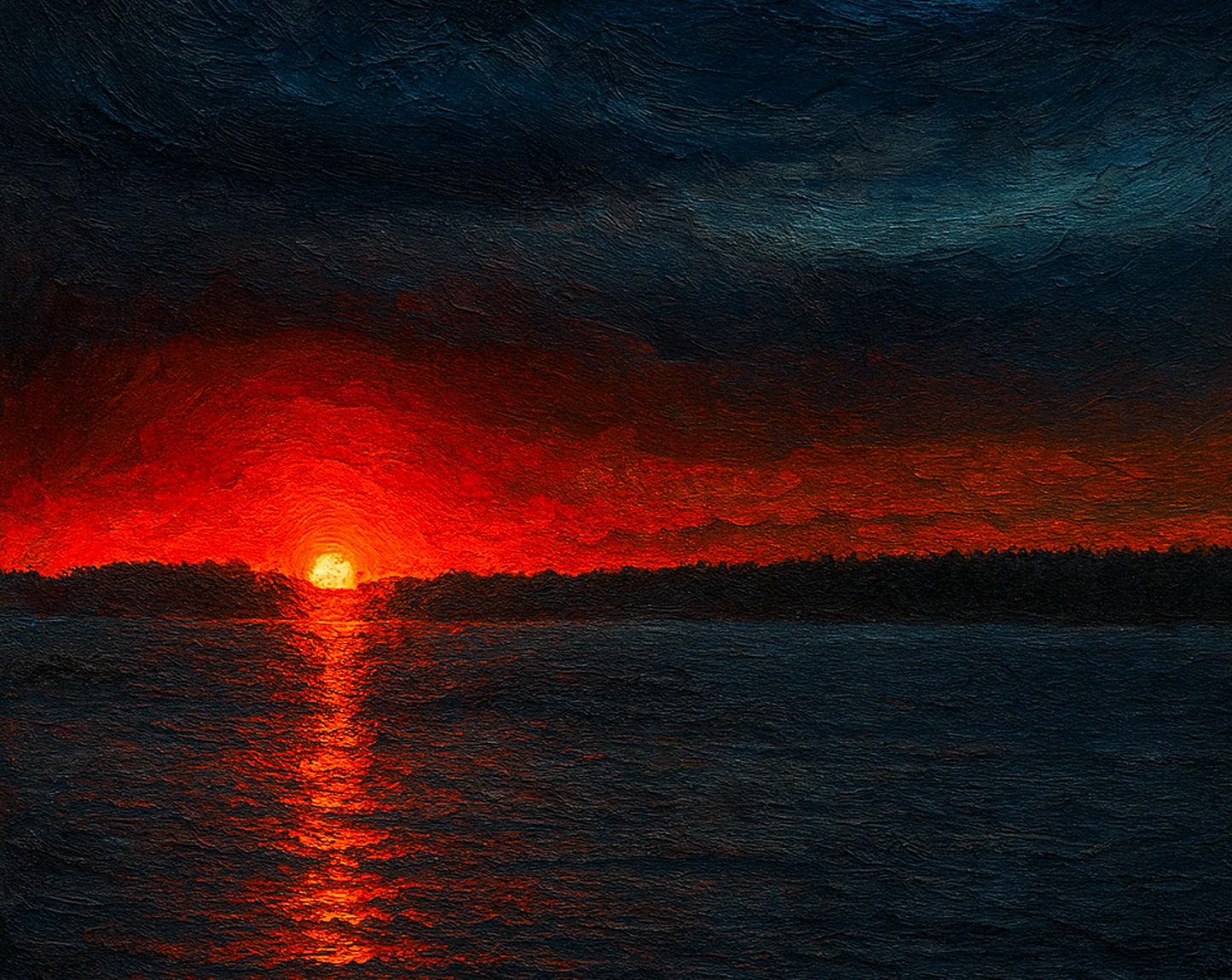 Hahnemühle Giclée - The Silence of the Archipelago - Farewell Fire