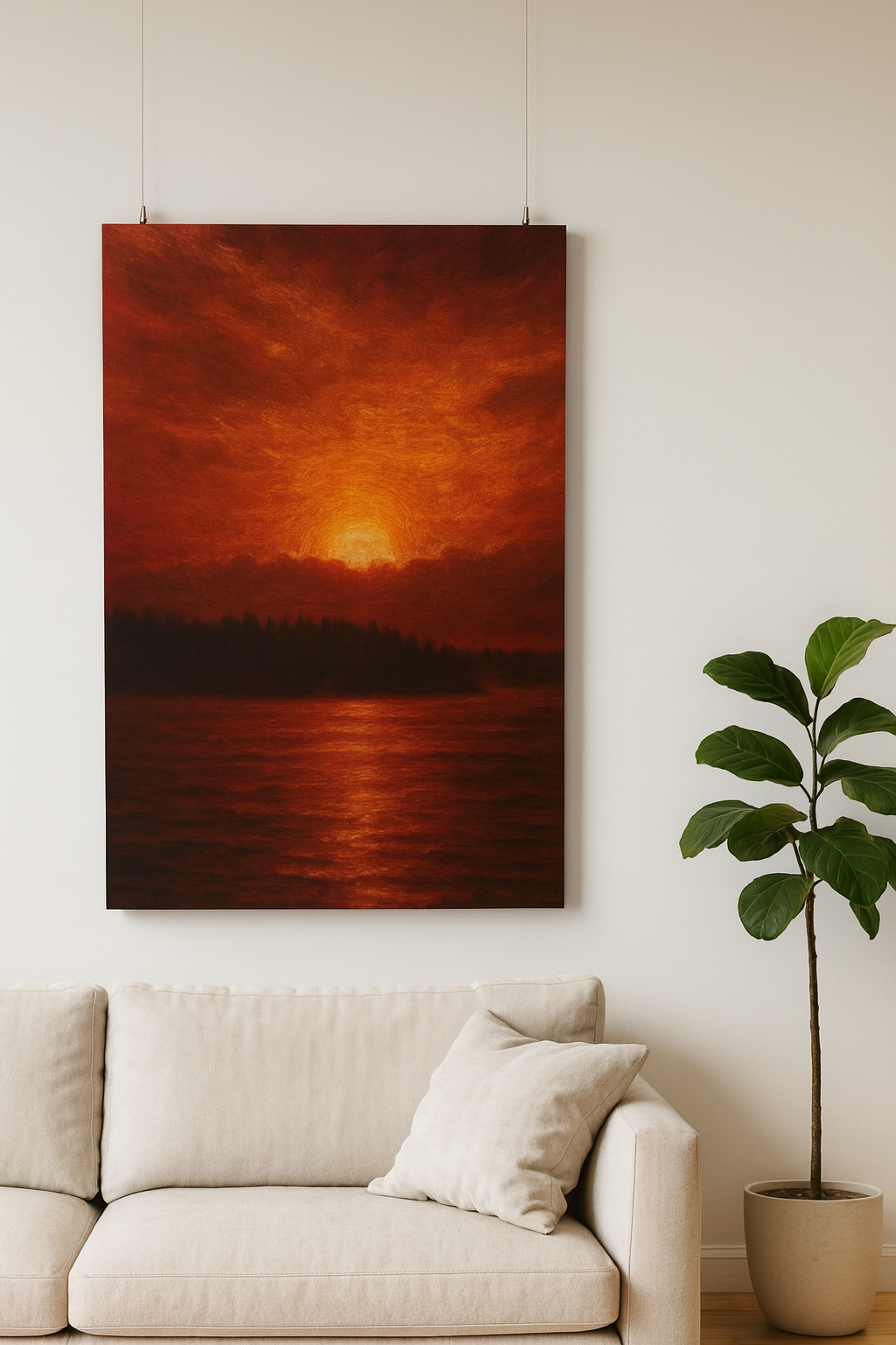 Hahnemühle Giclée, The Silence of the Archipelago - The Flame
