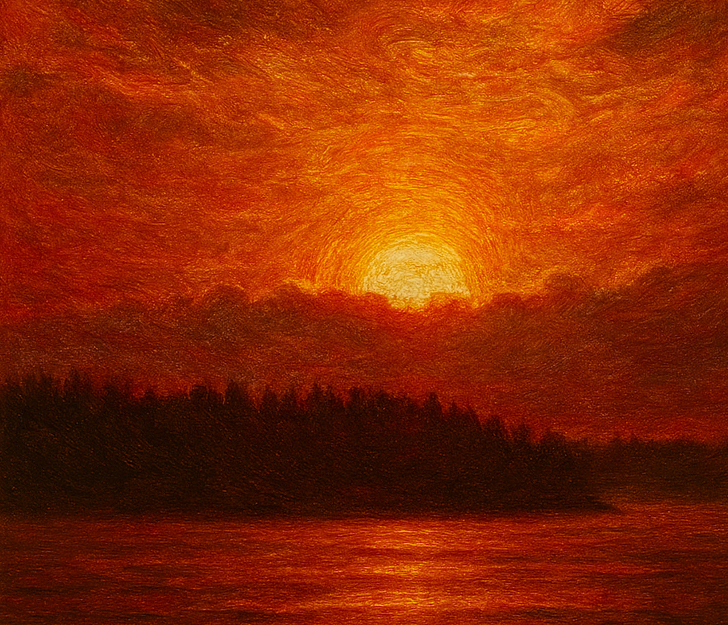 Hahnemühle Giclée, The Silence of the Archipelago - The Flame