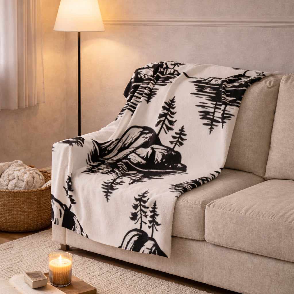 Nordic Icons Signature - Sherpa Fleece Blanket