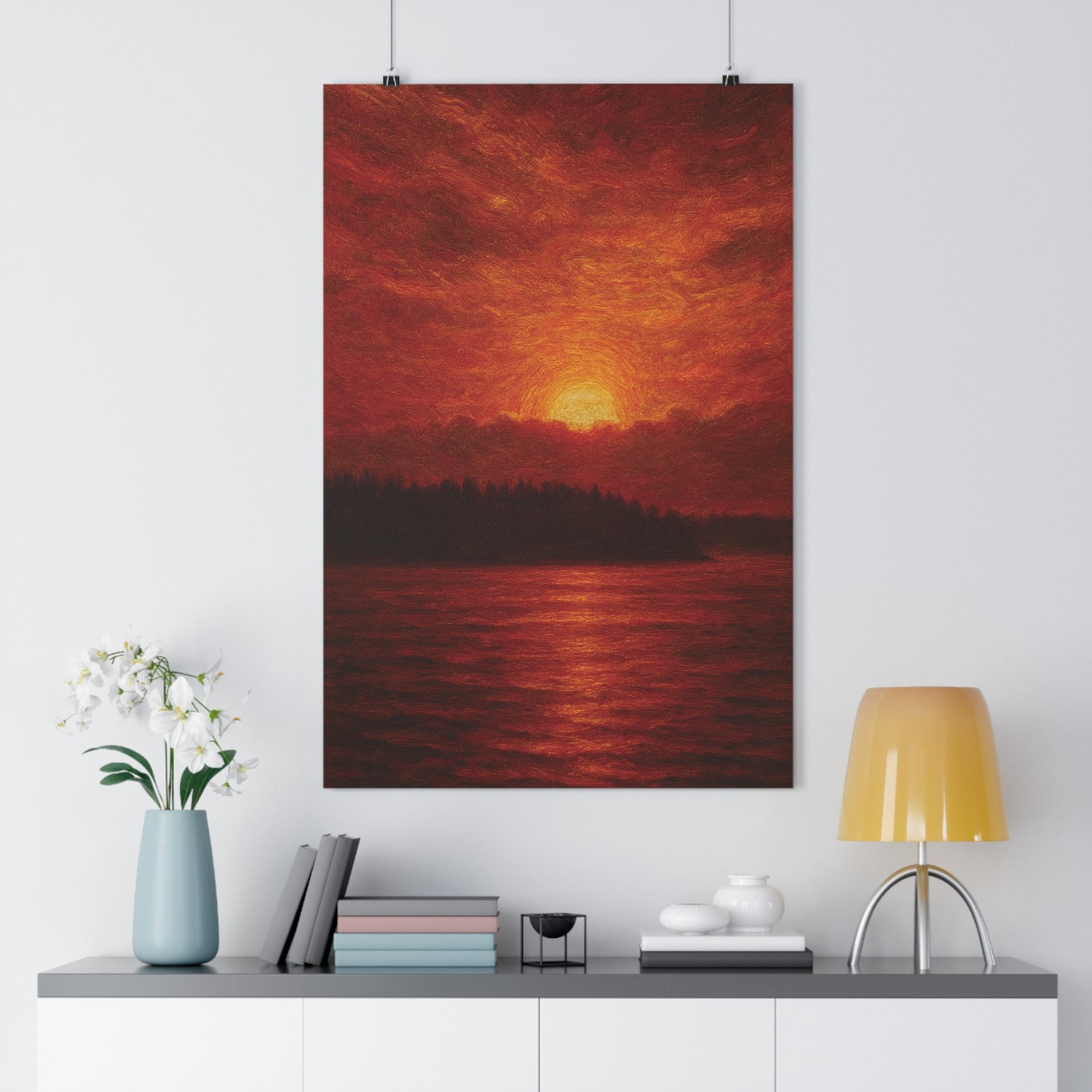 Hahnemühle Giclée, The Silence of the Archipelago - The Flame